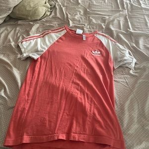 Adidas shirt in coral